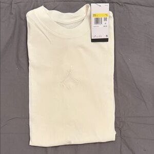Nike Air Jordan Men's Cream Shirt
